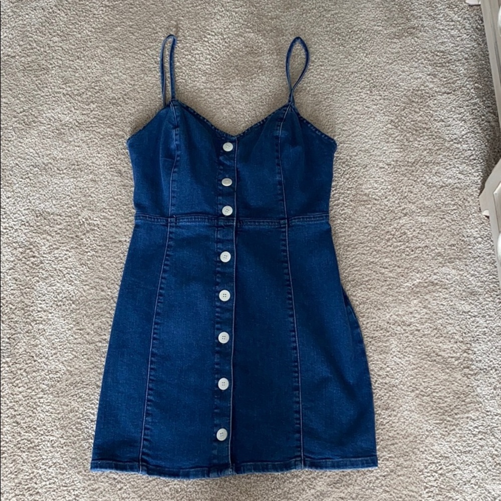 DENIM MINI DRESS